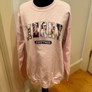 Swiftmas Pink Christmas  Sweatshirt